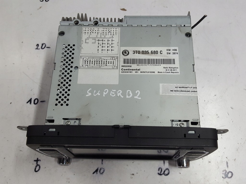 фото №4, Skoda superb 2 ii 08-13r радіо навігація