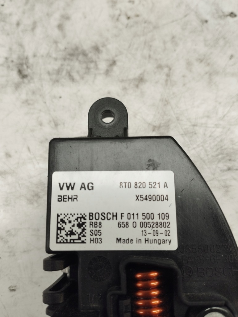 фото №12, Audi a4 b8 a5 q5 резистор резистор вентилятор 8t0820521a