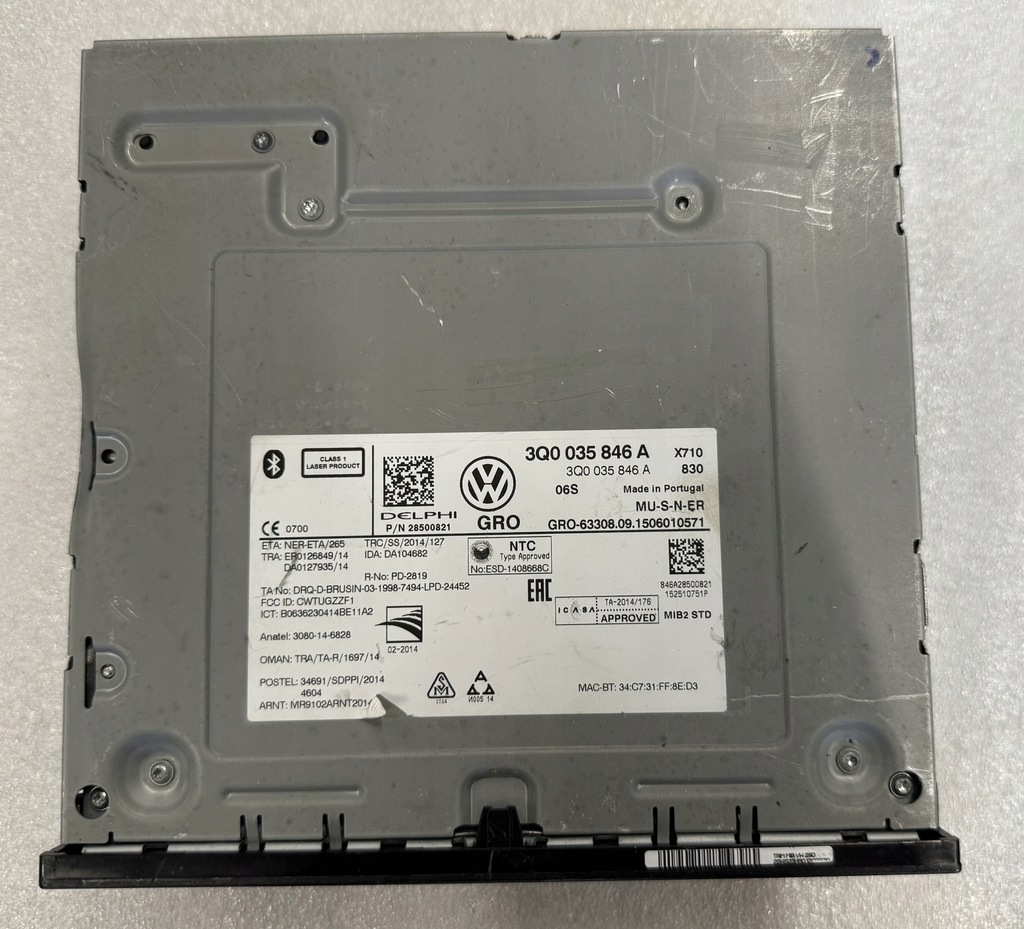 фото №1, Vw модуль зчитувач навігація радіо 3q0035846a.....