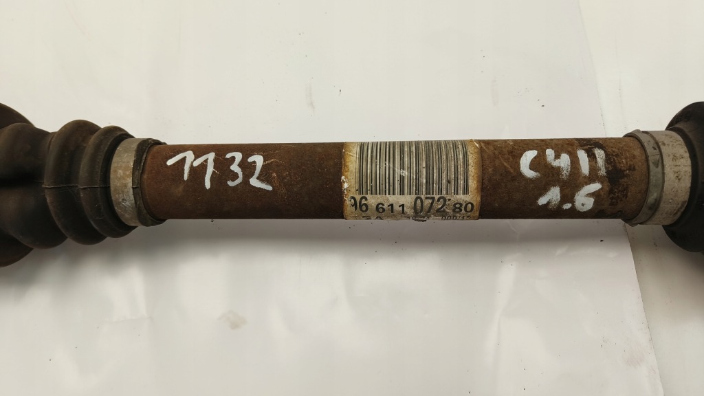 фото №4, Citroen c4 ii 1.6 hdi привідний вал права 9661107280