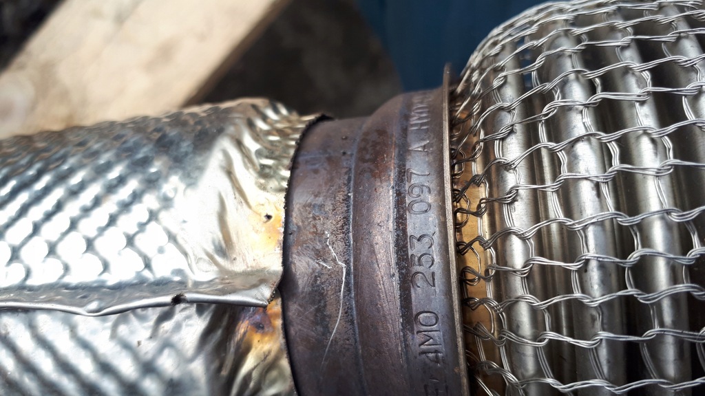 фото №7, S4 b9 a4 8w труба гаситель выпускной сетка 3.0 tfsi