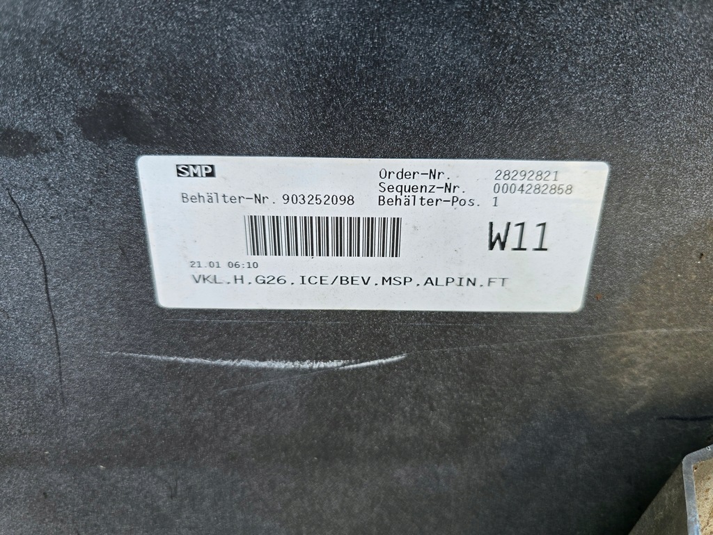 фото №6, Bmw 4 g26 бампер задний m набор