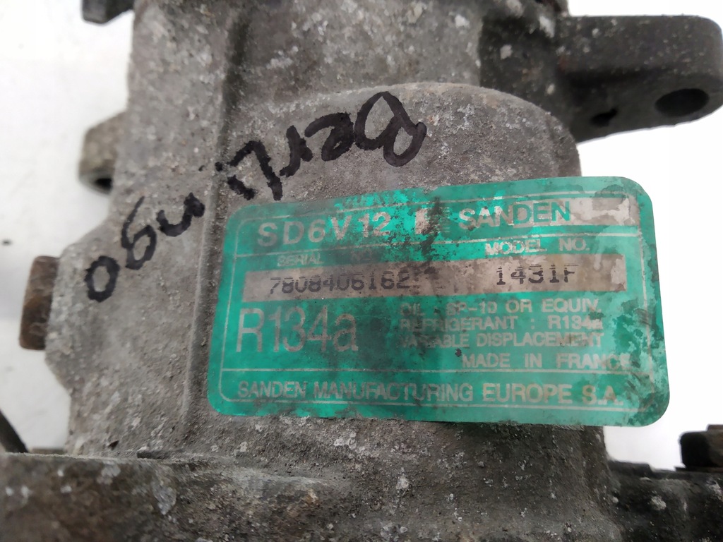 фото №4, Компрессор кондиционера sd6v12 citroen berlingo