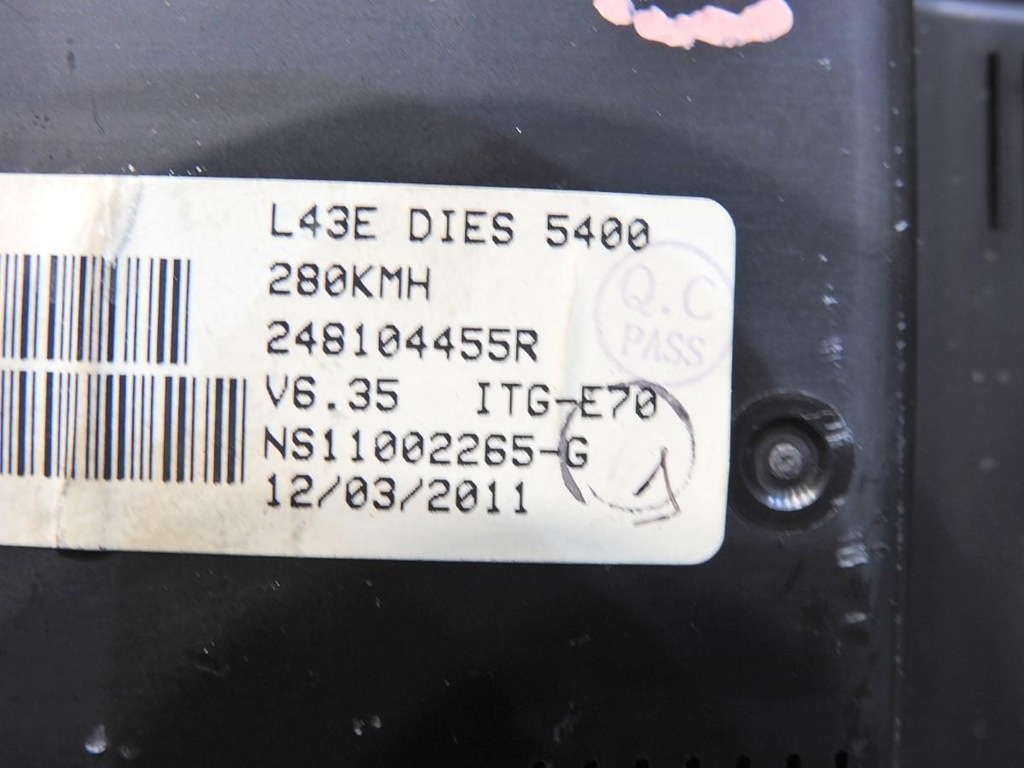 фото №6, Лічильник renault latitude 2.0 dci 248104455r