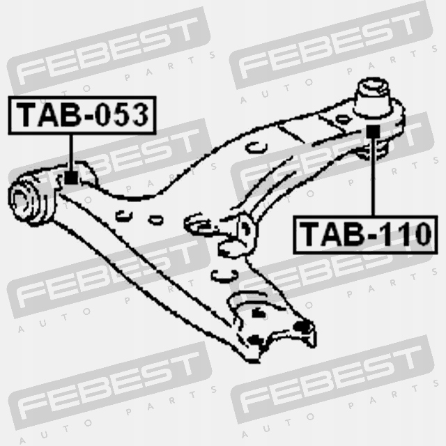 фото №13, Втулка передняя рычага верхнего перед toyota corol