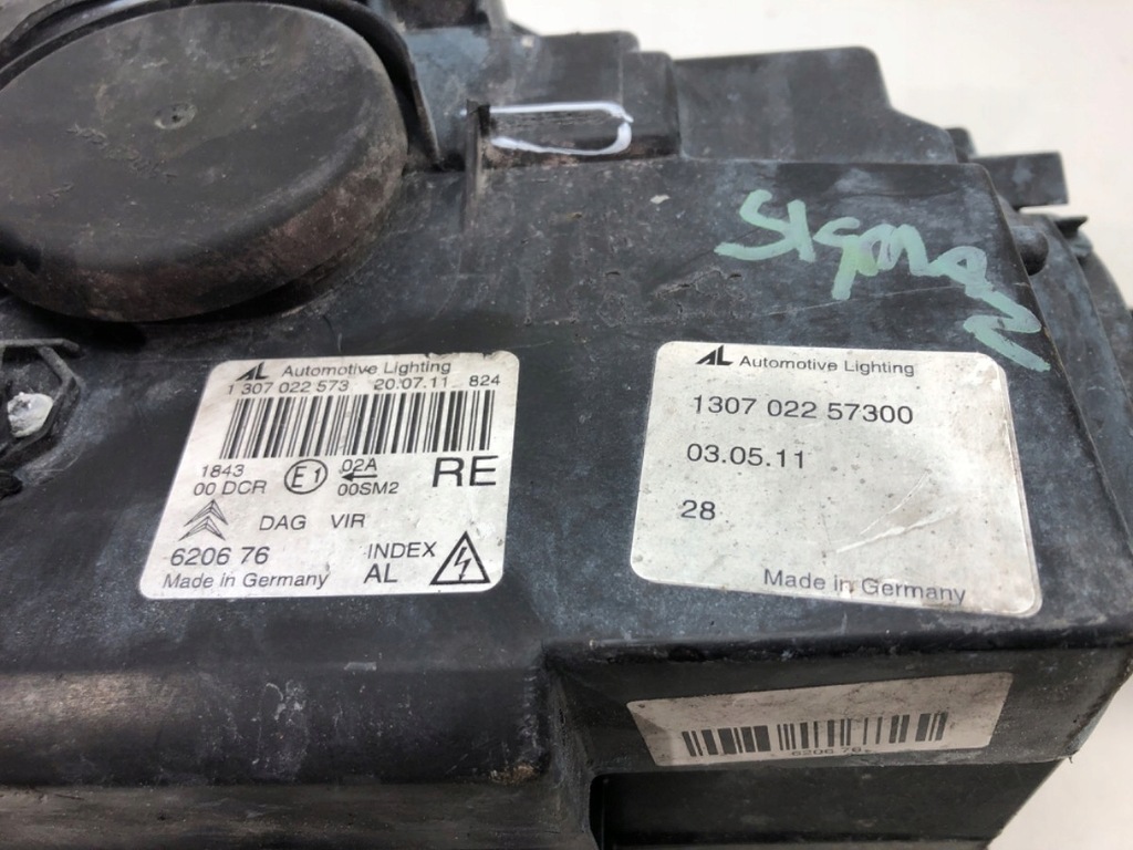 фото №10, Фара правий перед citroen c6 9660983180