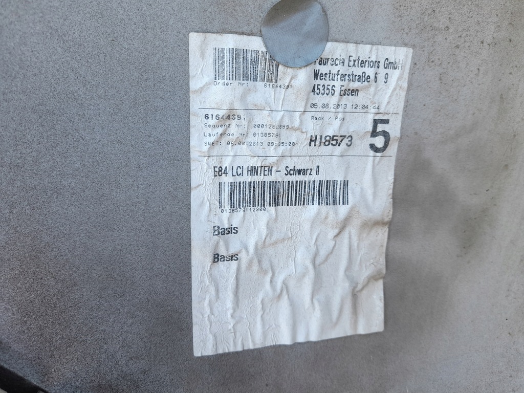 фото №9, Бампер задній bmw x1 e84 lci basis