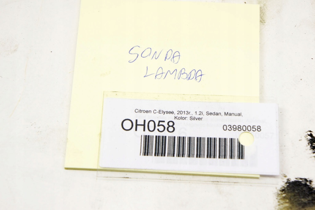 фото №5, Oh058 citroen c-elysee ii 1.2i датчик лямбда-зонд