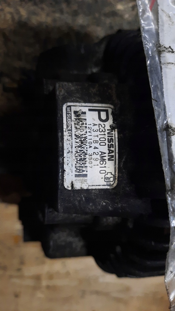 фото №5, Генератор nissan pathfinder 3.5b 03r