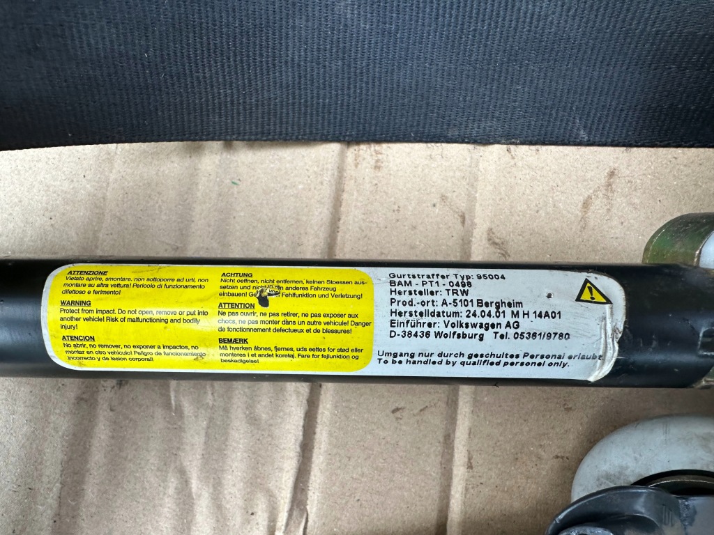 Левый  передний перед ремень безопасности водителя ford galaxy рестайлинг  2001-2004 Оригинал