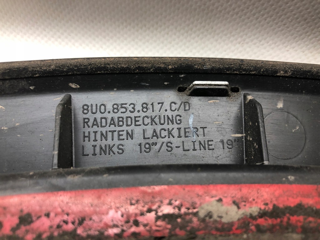 фото №10, Q3 8u молдинг крила ліва задня ls9r 8u0853817c/d
