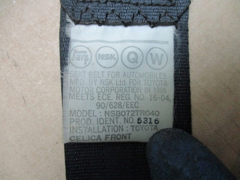 фото №11, Toyota celica vi 94-99 pas ремені безпеки перед правий лівий