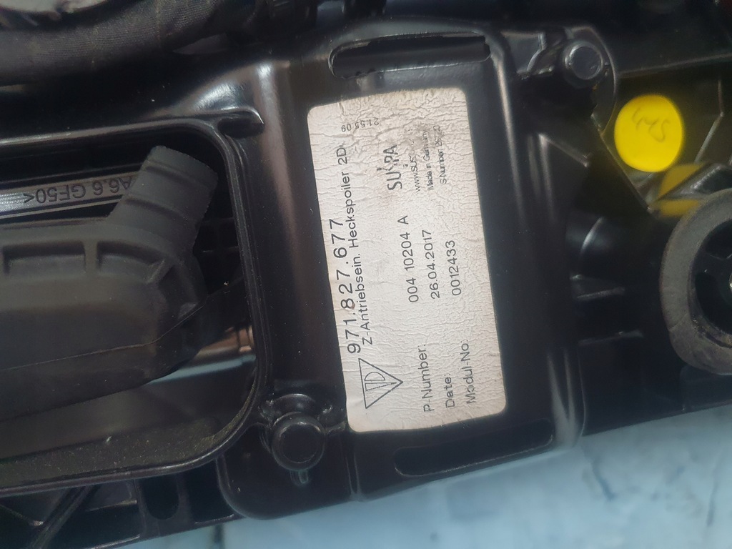 фото №8, Спойлер спойлер крышки porsche panamera 971 задняя задняя