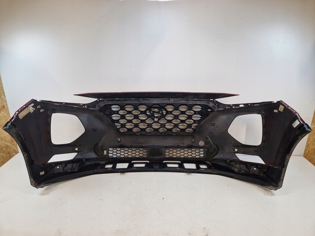 фото №9, Hyundai santa fe iv 4 бампер передний перед решётка решётка радиатора 86511 s1000