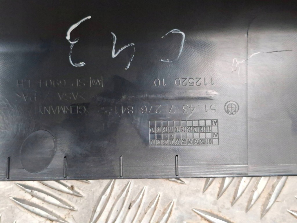 фото №10, Bmw 3 f30 f35 f31 2016 защита средняя стойка / c