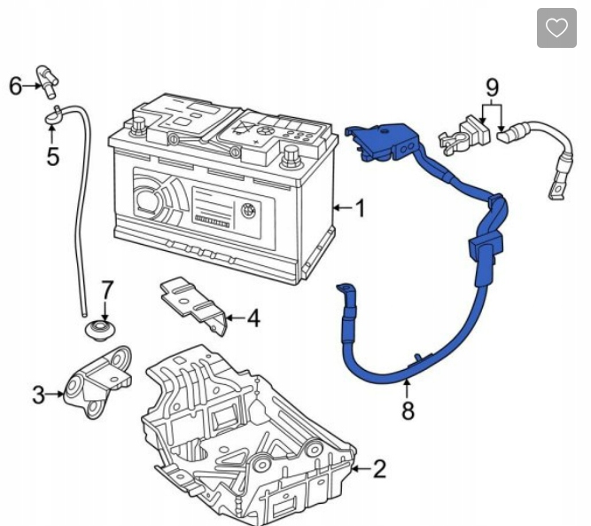 фото №12, Bmw i4 g26 шланг позитивний акумулятор 61125a68282