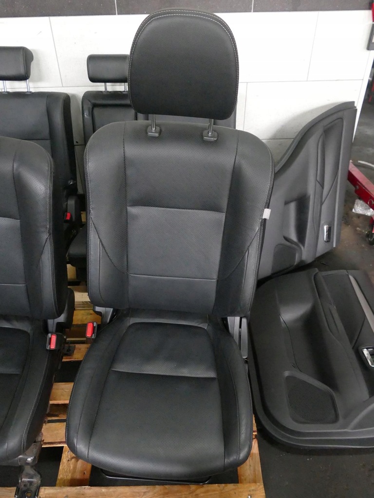 фото №12, Mitsubishi outlander iii сидіння заднє сидіння обшивка сидіння обшивки czarna шкіра uk