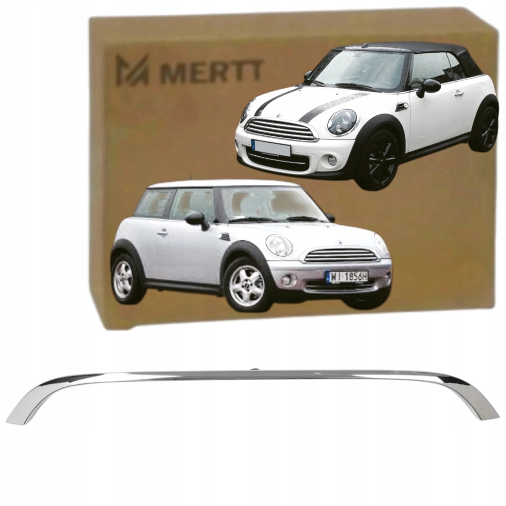 Mini cooper r56 lci r57 2005-2015 молдинг передняя капот 51132751040 Цена