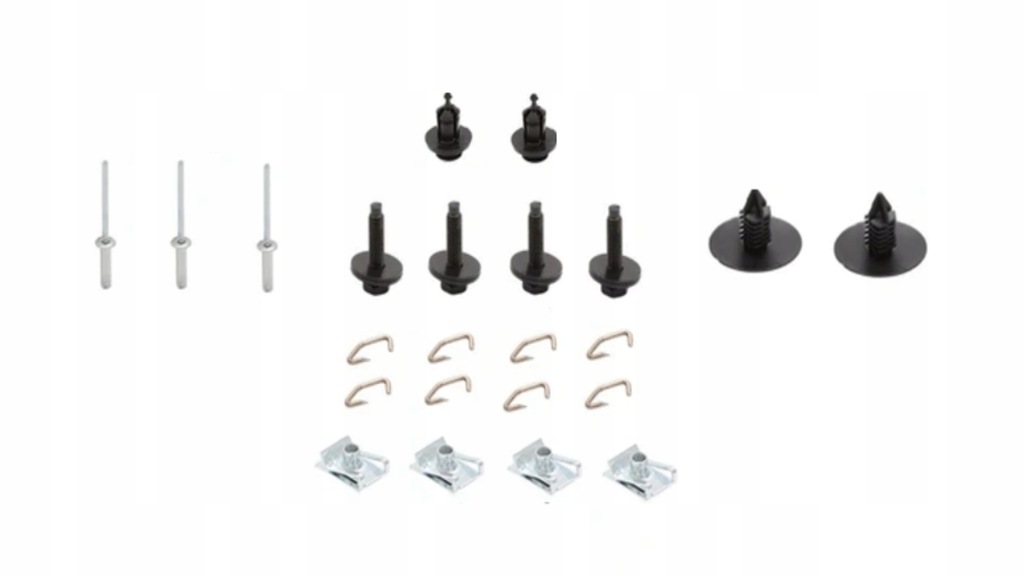 фото №1, Набор клипсы защита бампера renault clio iv 4