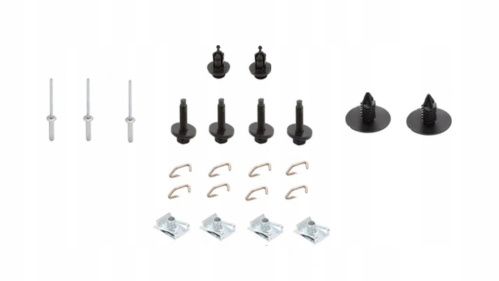 Купити Набір кліпси захист бампера renault captur