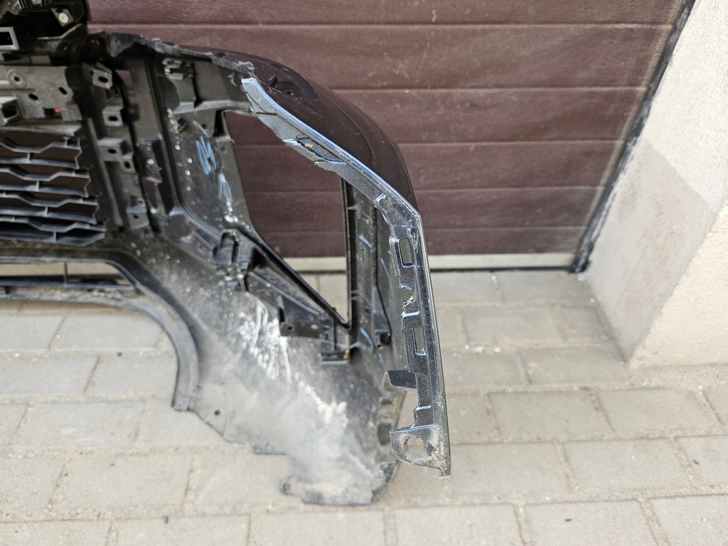 фото №10, Бампер перед передний mitsubishi l200 vi 2019- полный хороший org + решётка радиатора