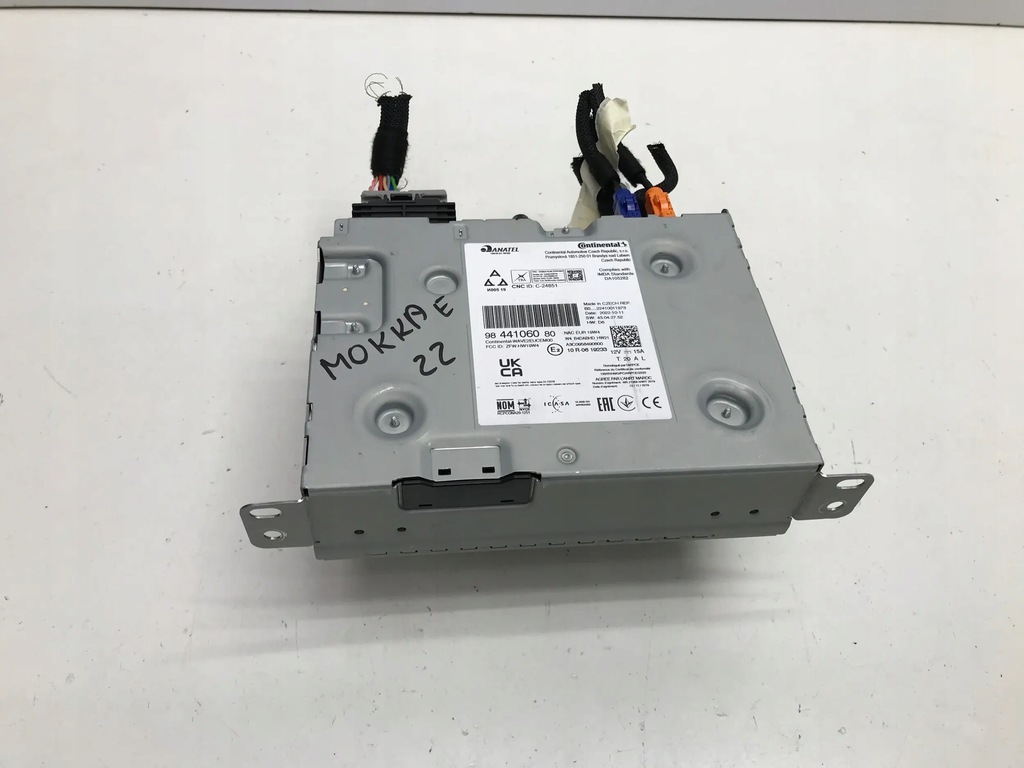 фото №1, Opel mokka ii b 2022 радио навигация navi 9844106080