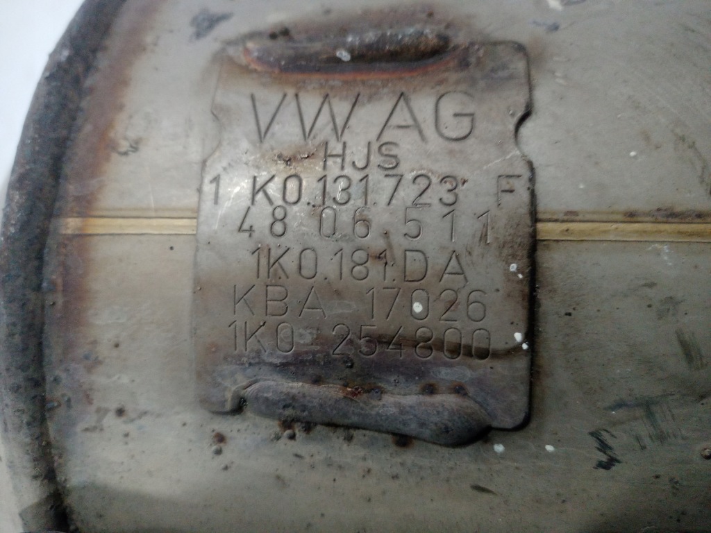 фото №4, Каталізатор фільтр dpf 1k0254800 vw 2.0 tdi