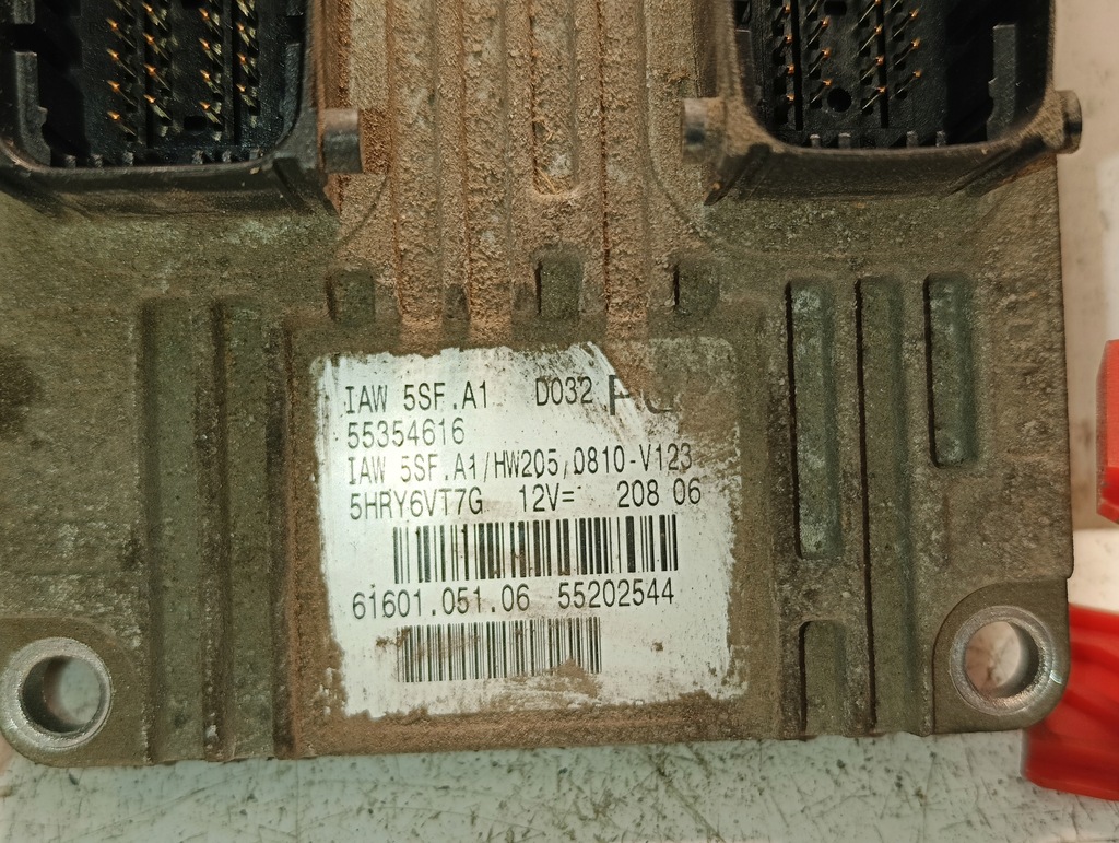 фото №7, Блок керування двигуна fiat stilo 1.6 16v iaw5sf.a1 55354616
