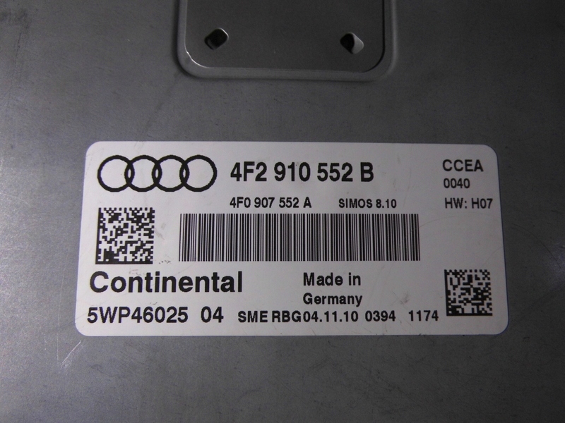 фото №4, Блок керування двигуна 4f2910552b 2.8fsi audi a6 c6