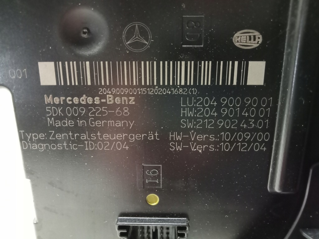 фото №5, Mercedes w204 glk x204 блок управления модуль sam bsi eu