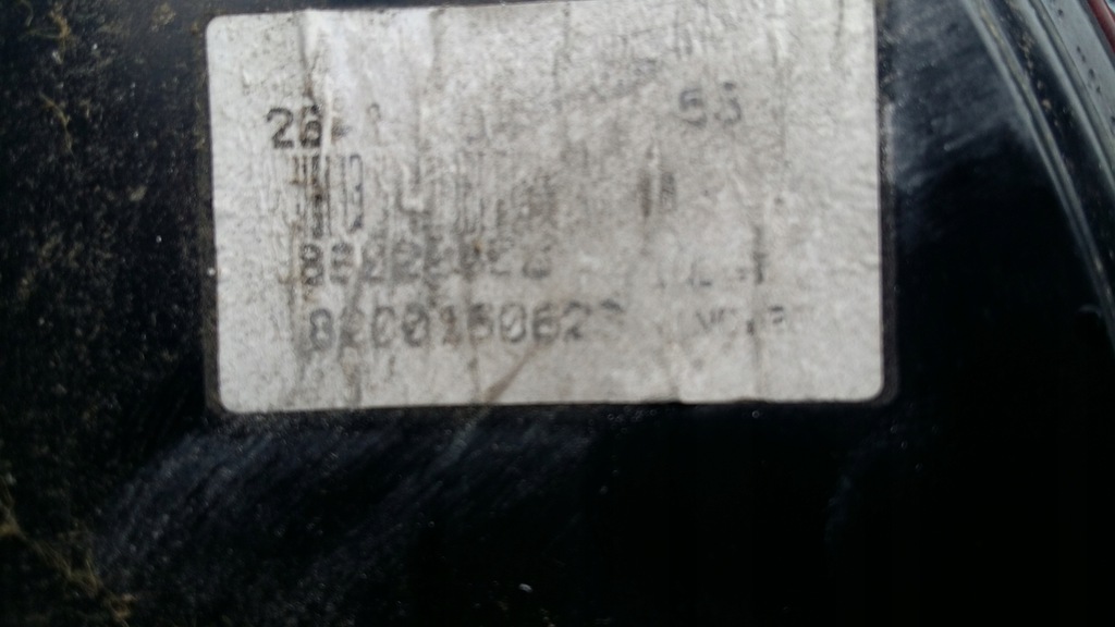 фото №4, Лампа задняя левая renault kangoo lift 03-08