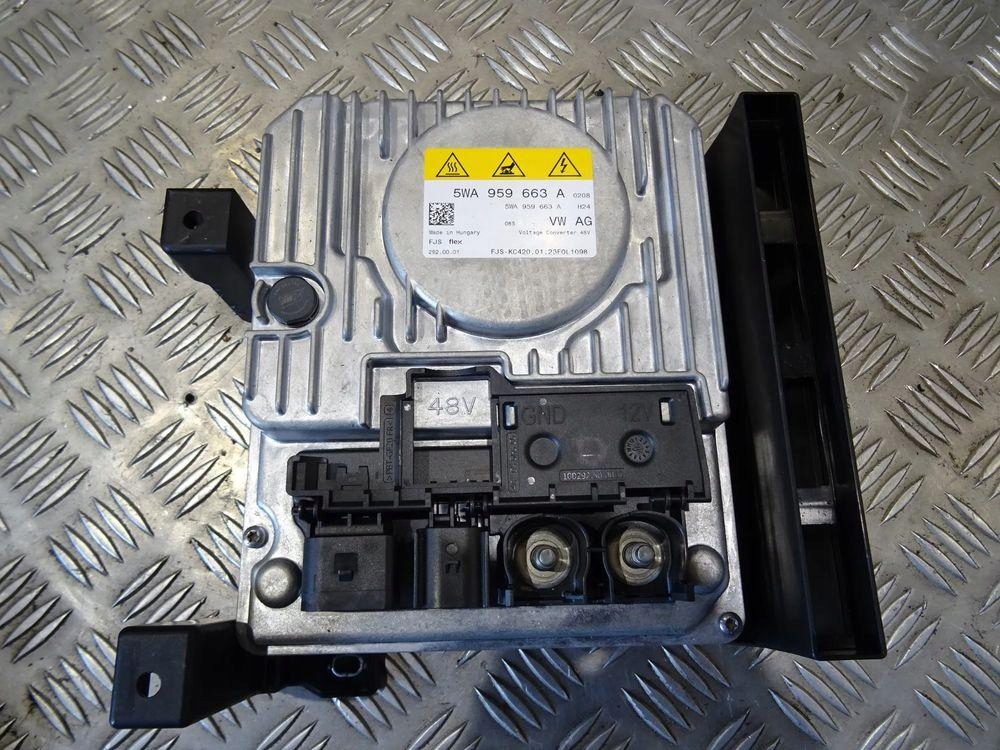 фото №1, Audi a3 8y 2023 sportback преобразователь напряжения 5wa959663a