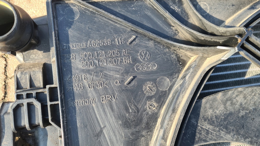 фото №9, Skoda octavia iii 3 12-20 1.6 tdi вентилятор корпус набор радиатор