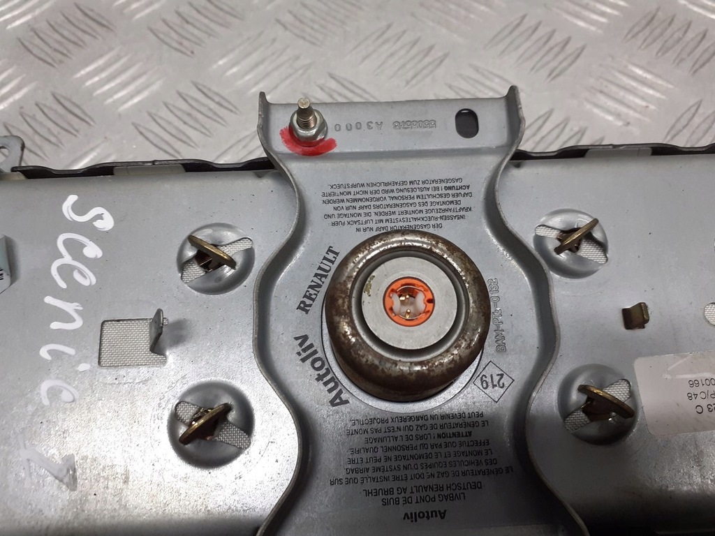 фото №3, Подушка подушка безпеки пасажира renault scenic i