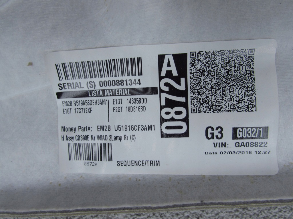 Ford galaxy mk4 15-23 стеля стеля кондиціонер em2b-u51916-cf Зі Шроту