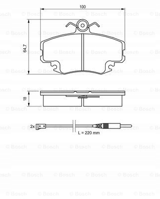 фото №2, Тормозные диски тормозные колодки перед bosch renault clio ii 1.2