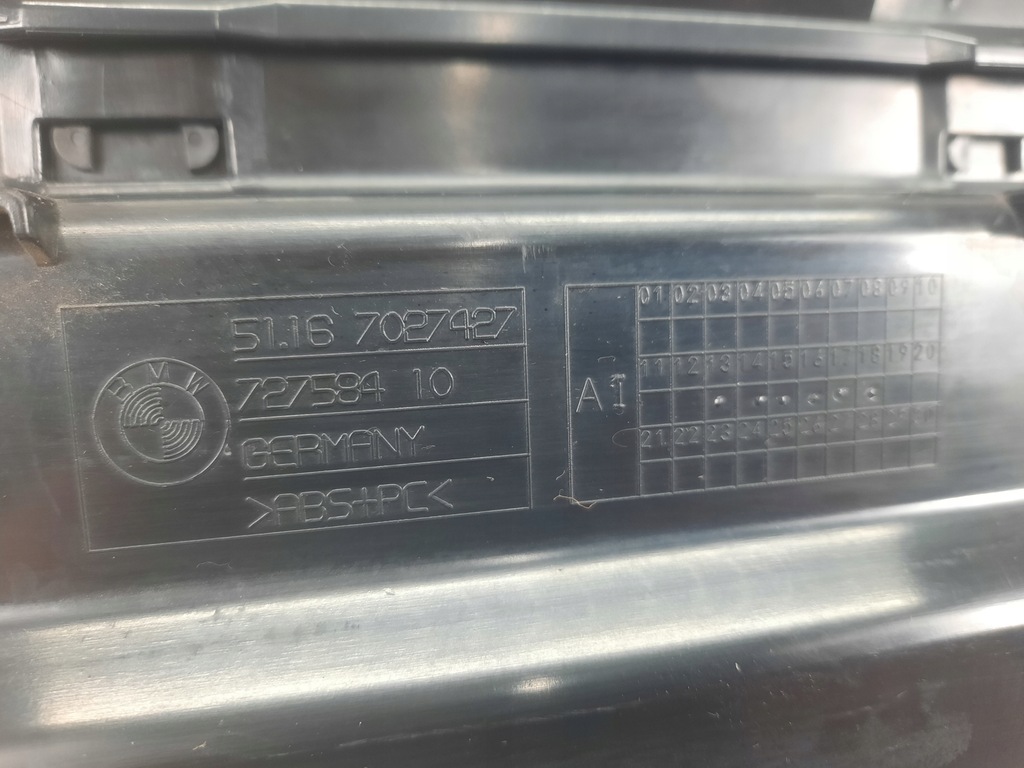 фото №6, Бардачок пасажира bmw 7 e65 7027427 europa