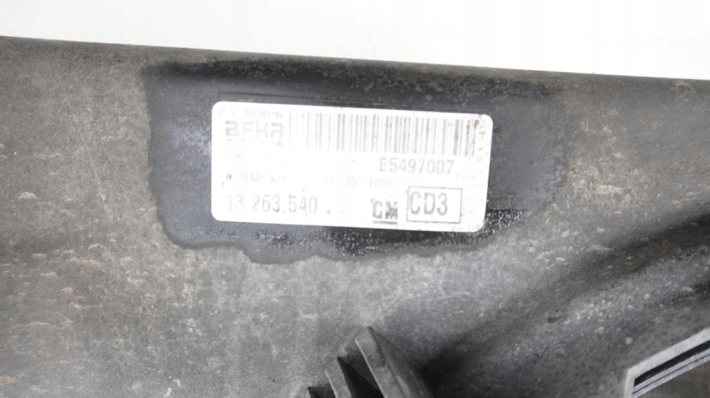 Opel corsa d 1.0 b радіатор води вентилятор 13263540 комплект в Україні