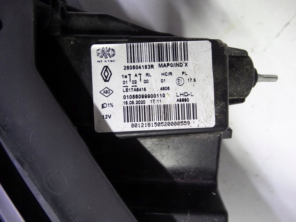 фото №11, Renault clio v 19-23 лампа левая full led 260604183r оригинальная