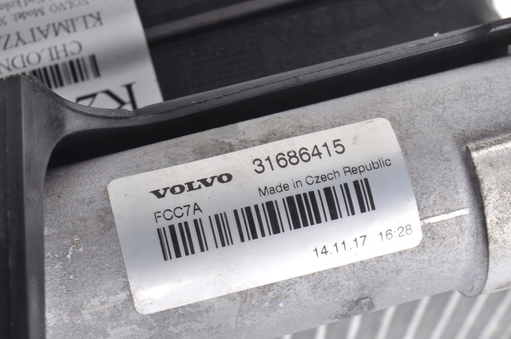 фото №14, Volvo s60 v60 xc60 xc90 v90 s90 радіатор кондиціонера 31686415 31425367