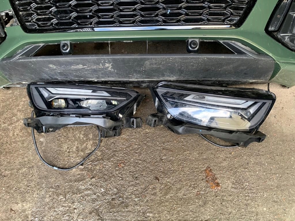 фото №5, Бампер капот лампа kompletny перед audi q5 80a lift s-line full led
