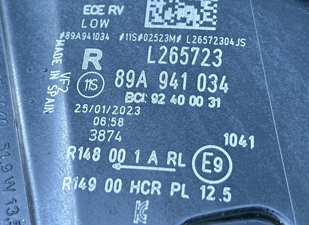 фото №9, Лампа права перед audi q4 e-tron full led 89a941034