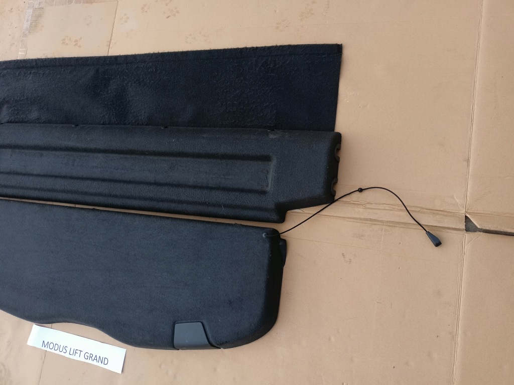 Renault grand modus рестайлінг  полиця багажника комплект 08-2012 Доставка