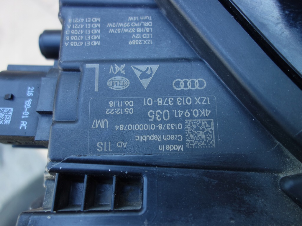 фото №10, Лампа full led matrix audi a6 c8 4k0 лівий