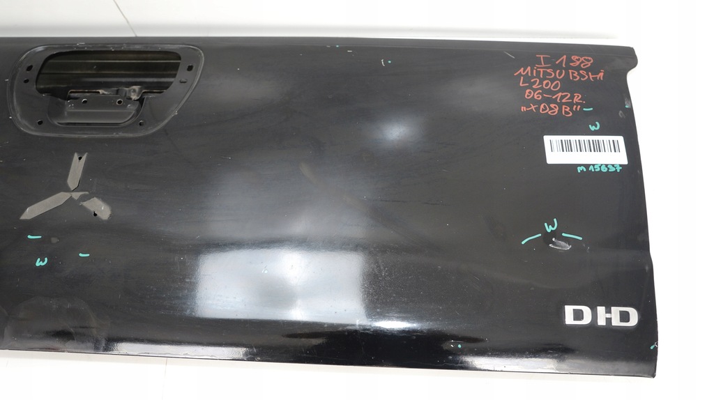 фото №5, Крышка багажника багажника борт задняя mitsubishi l200 06-12r x08b