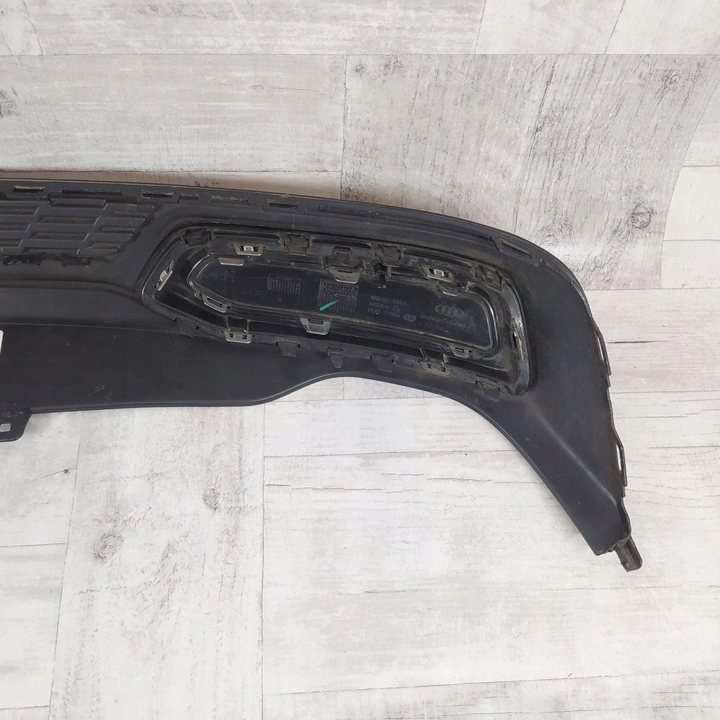 фото №9, Audi a6 c8 s-line накладка бампера спойлер задня задня 4k0807521c