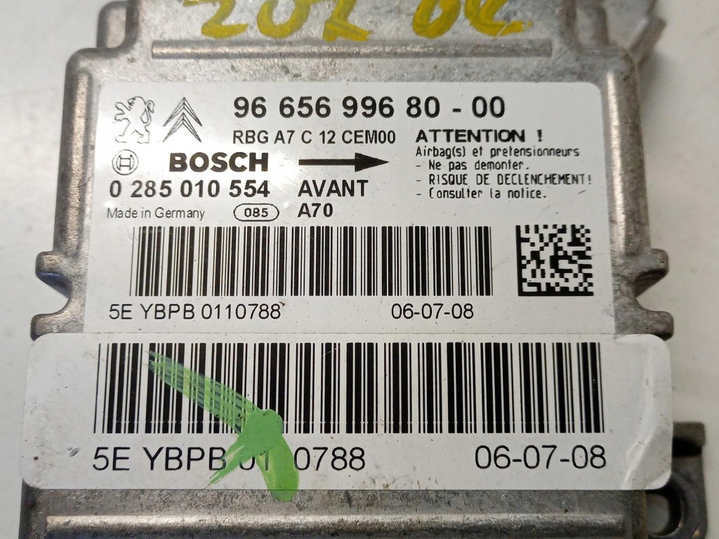 Модуль датчик подушка безпеки peugeot 207 9665699680 Оригінал