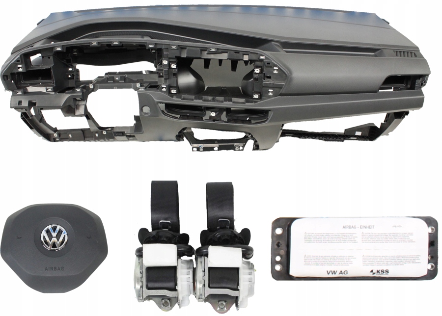 фото №1, Приборная панель консоль подушка безопасности ремни vw caddy