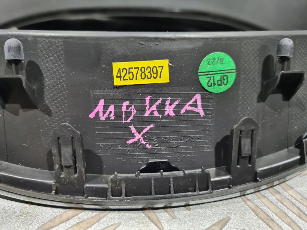 фото №6, Рамка приборы корпус колонки рулевого opel mokka x