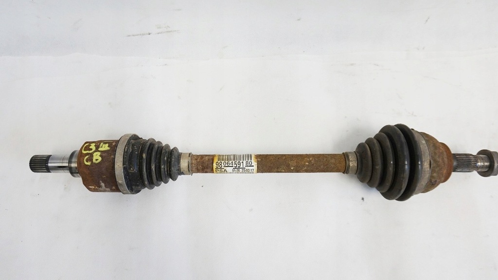 фото №1, Приводной вал левая c3 iii 1.6 hdi 9806459180